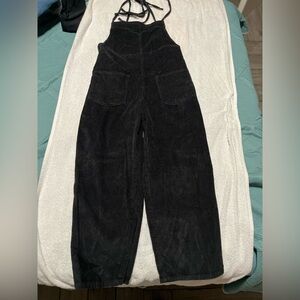 BDG Black Corduroy Jumpsuit